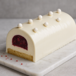Bûche vanille et fruits rouges