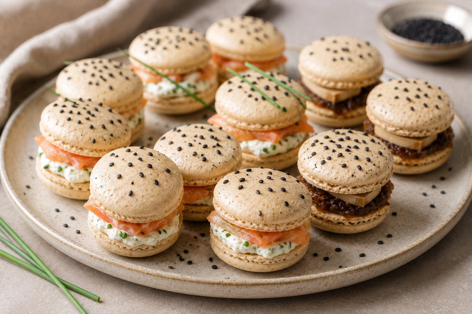 Atelier Macarons salés : l'élégance s'invite à l'apéritif
