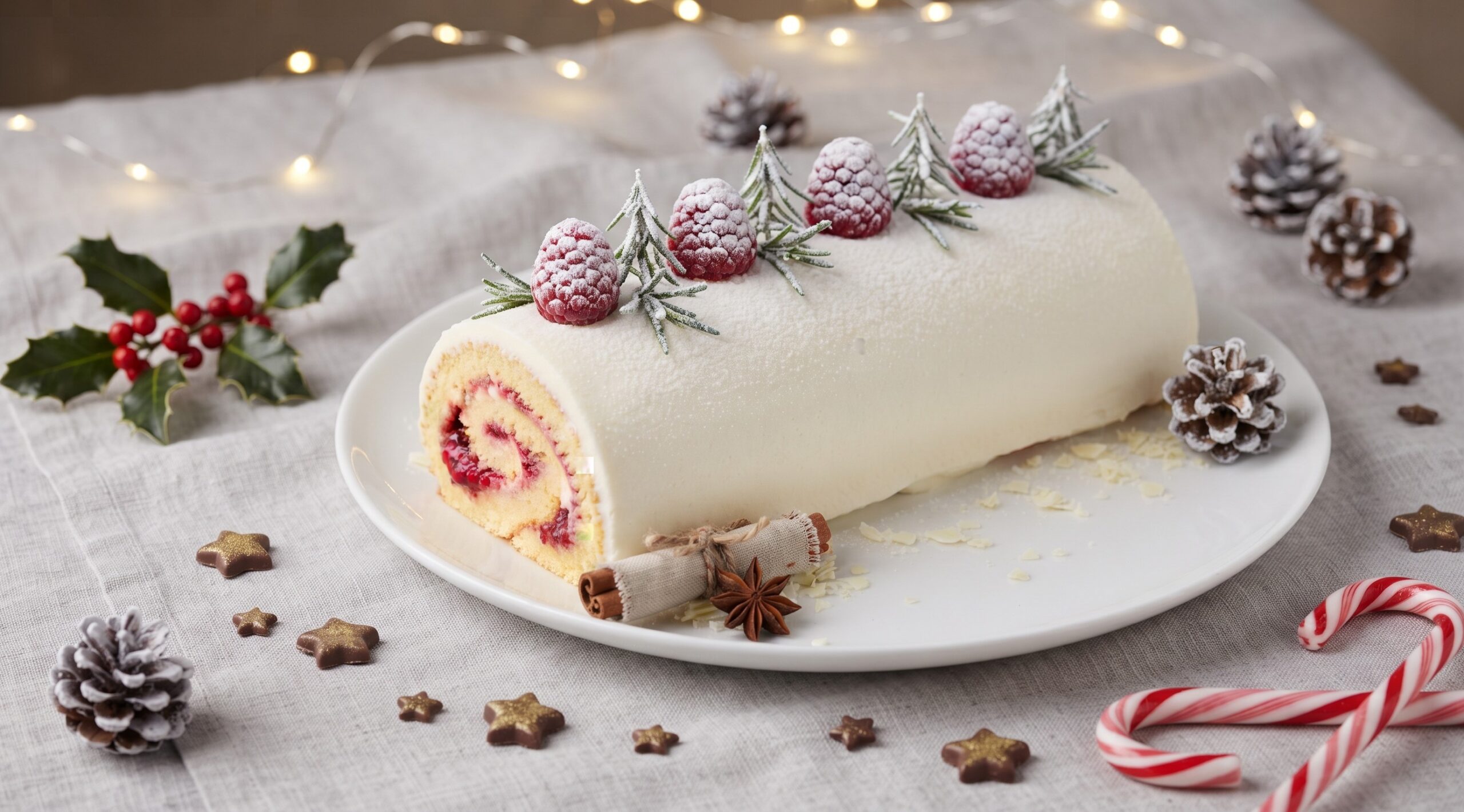 Atelier Bûche Roulée "Forêt Enchantée" : Vanille, Framboise & Décor Givré